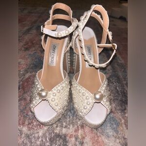 Pearl Bridal Heels